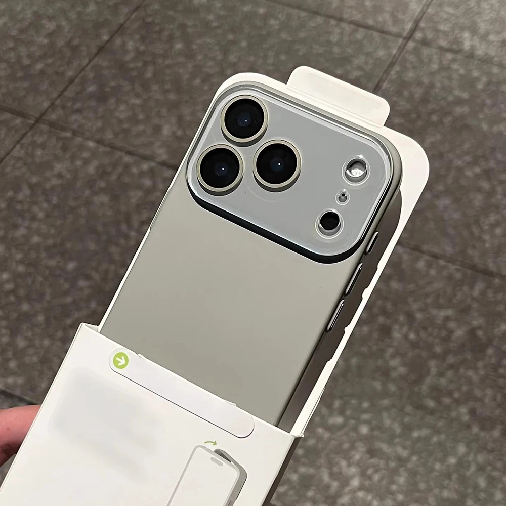 Luxuriöse Glas-Kamera-Handyhülle für iPhone 18 17 15 14 13 16 Pro Max 18Pro 17Pro Matte Hüllen für iPhone17 18 Pro Max Harte PC-Rückabdeckung – Detail 7