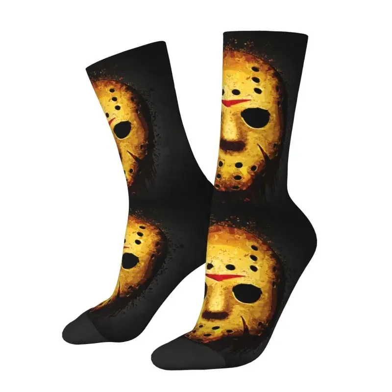 Horror Movie Character Murderers Mens Crew Socks Unisex Cool Halloween Film Spring Summer Autumn Winter Dress Socks