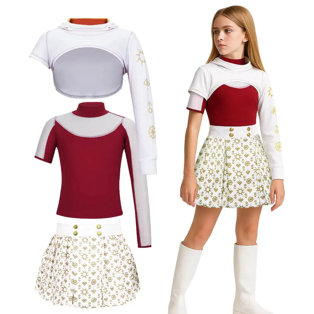 

Kids Nova Cosplay Costume Girls Fancy Dress 2025 Movie Role Play Halloween Carnival Birthday Party Clothing