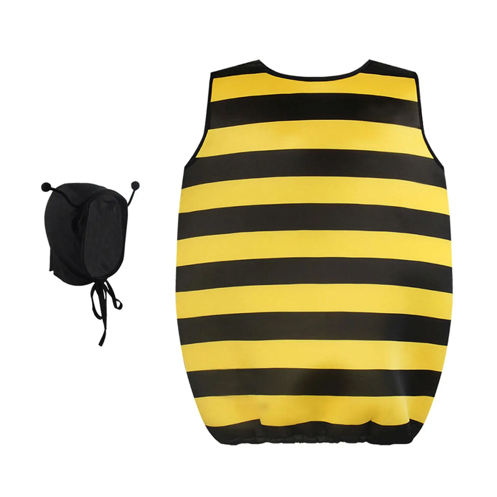 Volwassen Bumble Bee Kostuum Outfit Kostuum Met Hoofddeksel Halloween Kostuum Voor Cosplay Rekwisieten Feest Vakantie Podium Show