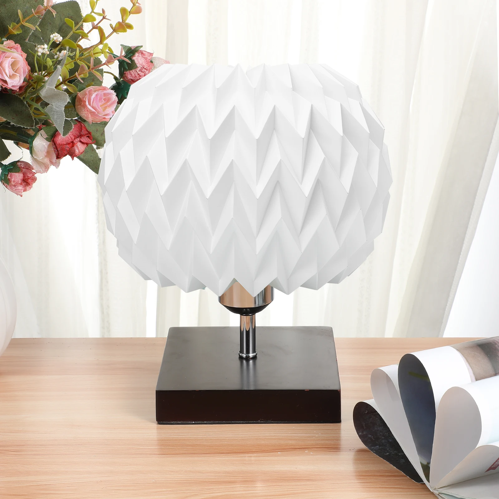 

Folding Paper Lantern Lampshade s Hanging Light Cover Decorative Chandelier Shade for Floor Desktop Home Long Lasting