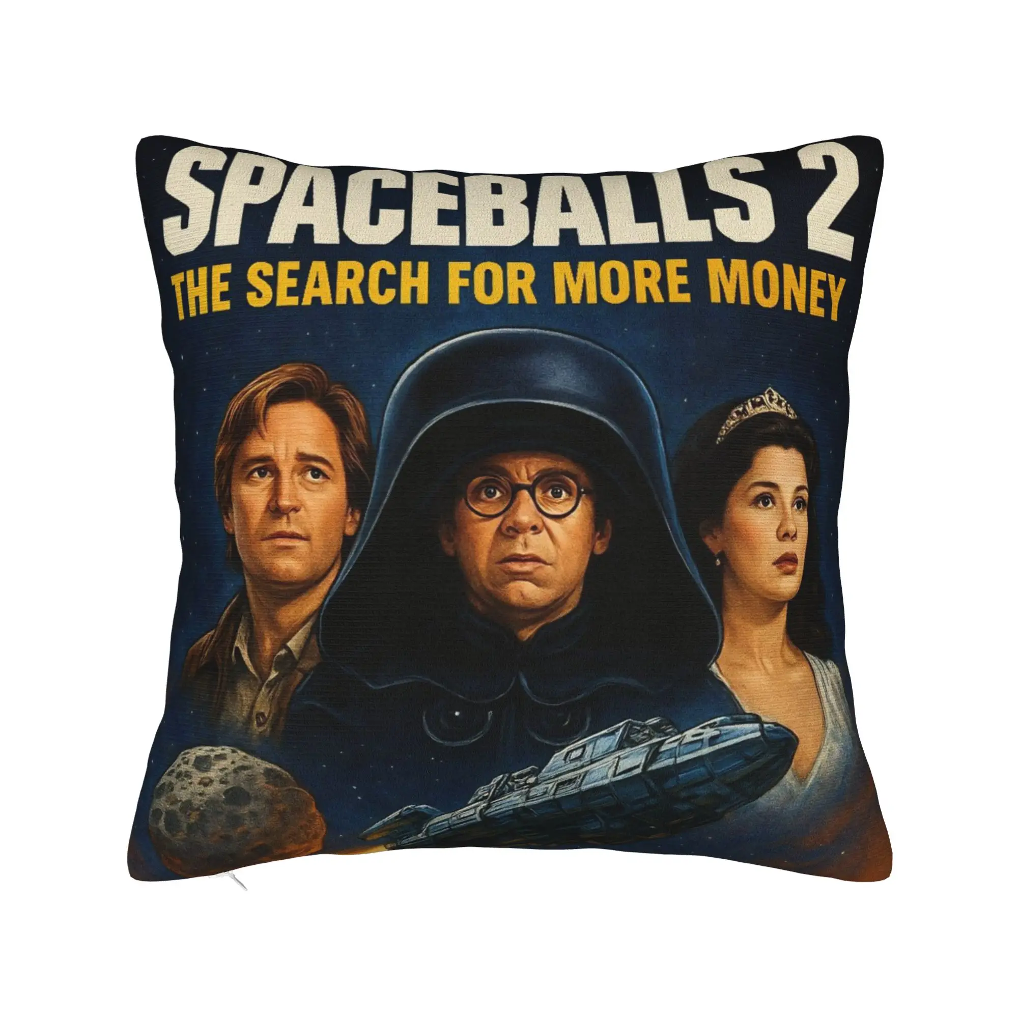 Decorative Pillow Cover Spaceballs Movie Merchandise Home  Pillow Case Cover Zippered Multi-Size