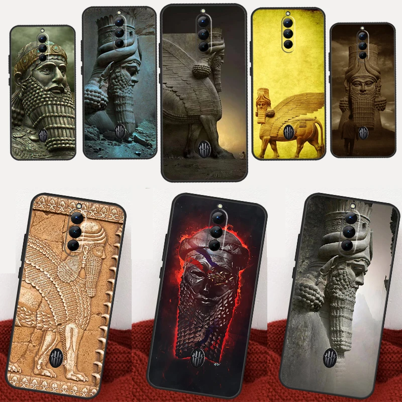 Assyrian Statue lamassu Art For Red Magic 8 Pro Plus Phone Case For Red Magic 6 7 6S 7S Pro 6R 5S 5G 8S Pro Plus Cover