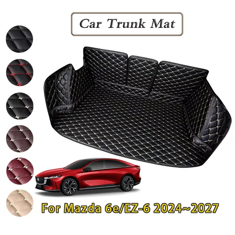 

Car Trunk Mats For Mazda 6e EZ-6 EZ6 J90A 2024 2025 2026 2027 Dirt-resistant Fully Mat Rear Cargo Tray Auto Accessories