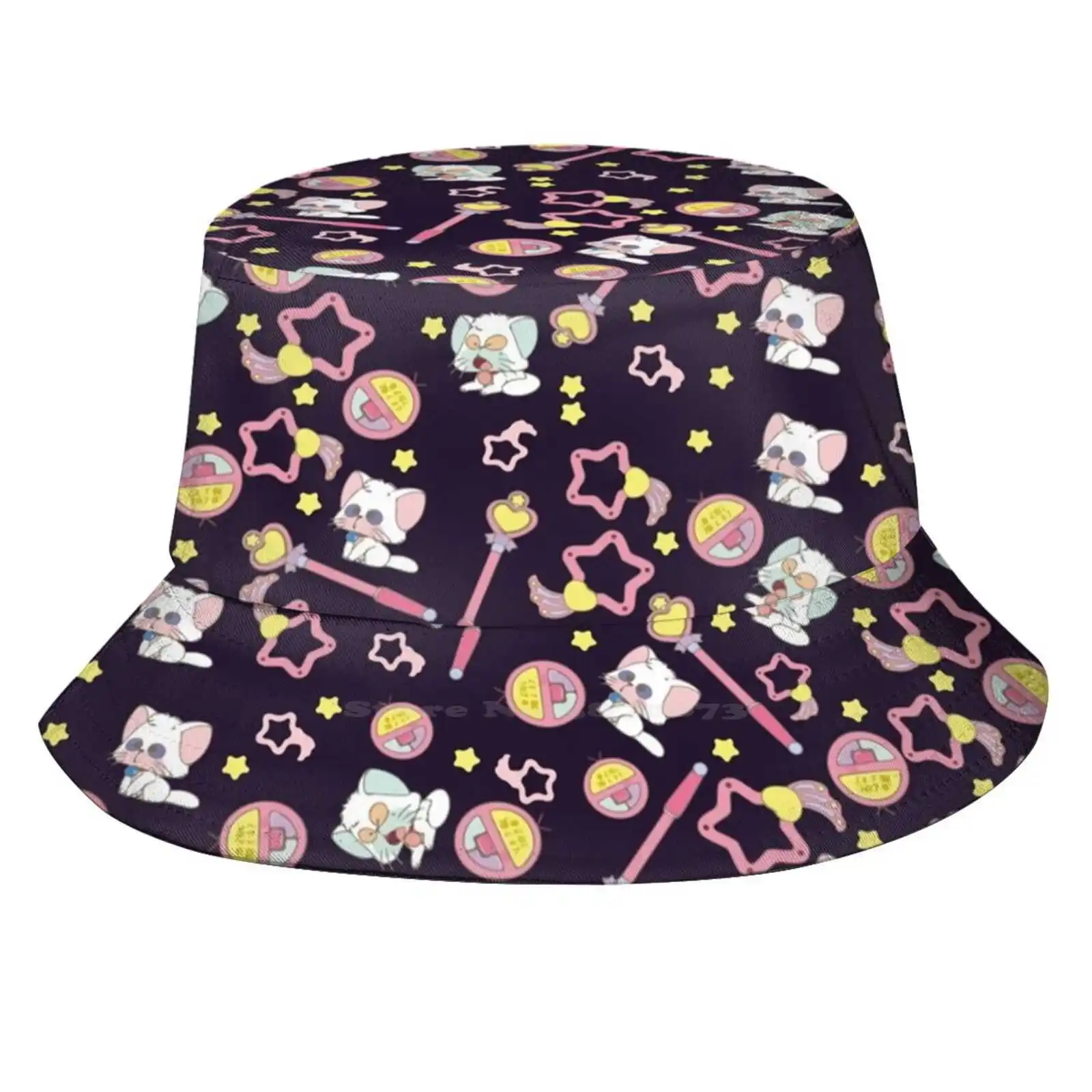 Creamy Mami-Texture Fisherman\'S Hat Bucket Hats Caps Creamy Mami Maho No Tenshi Studio Pierrot Anime Manga Japan