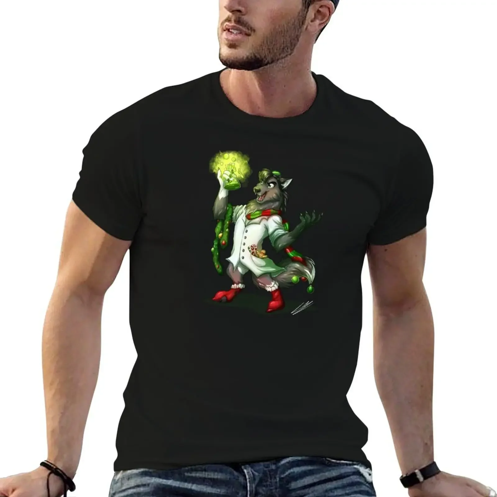 

Lufu makes for an explosive Christmas T-Shirt heavyweights man clothes t shirt men