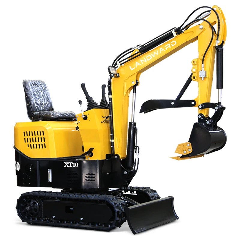 Miniexcavadora hidráulica de seguridad multifunción, 1 tonelada, CE/EPA/Euro 5, venta al por mayor, personalizada