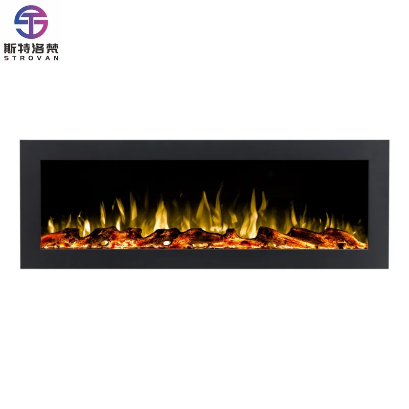

ZXHK High Quality Electric Fireplace Humidifier 42'/50'/60'/65'/72" Decorative Flame Remote Control Steel Insert