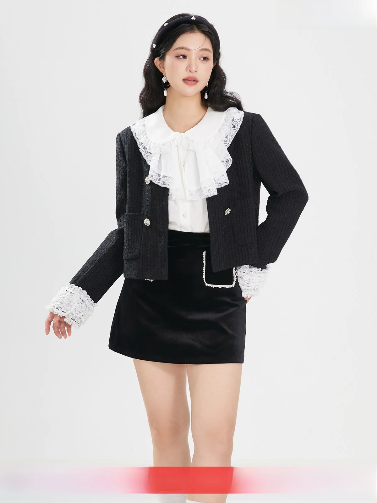 

Женская модная куртка-жакет больших размеров с эффектом похудения, осенняя новинка, универсальный топ для женщин с небольшим объемом на плечах