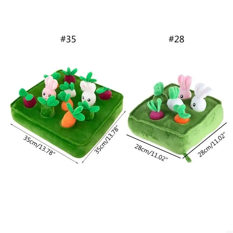 95AE Learning Toy Plush Educational Toy لأولاد وفتاة فرز وحساب Game Game Harvest Harvest