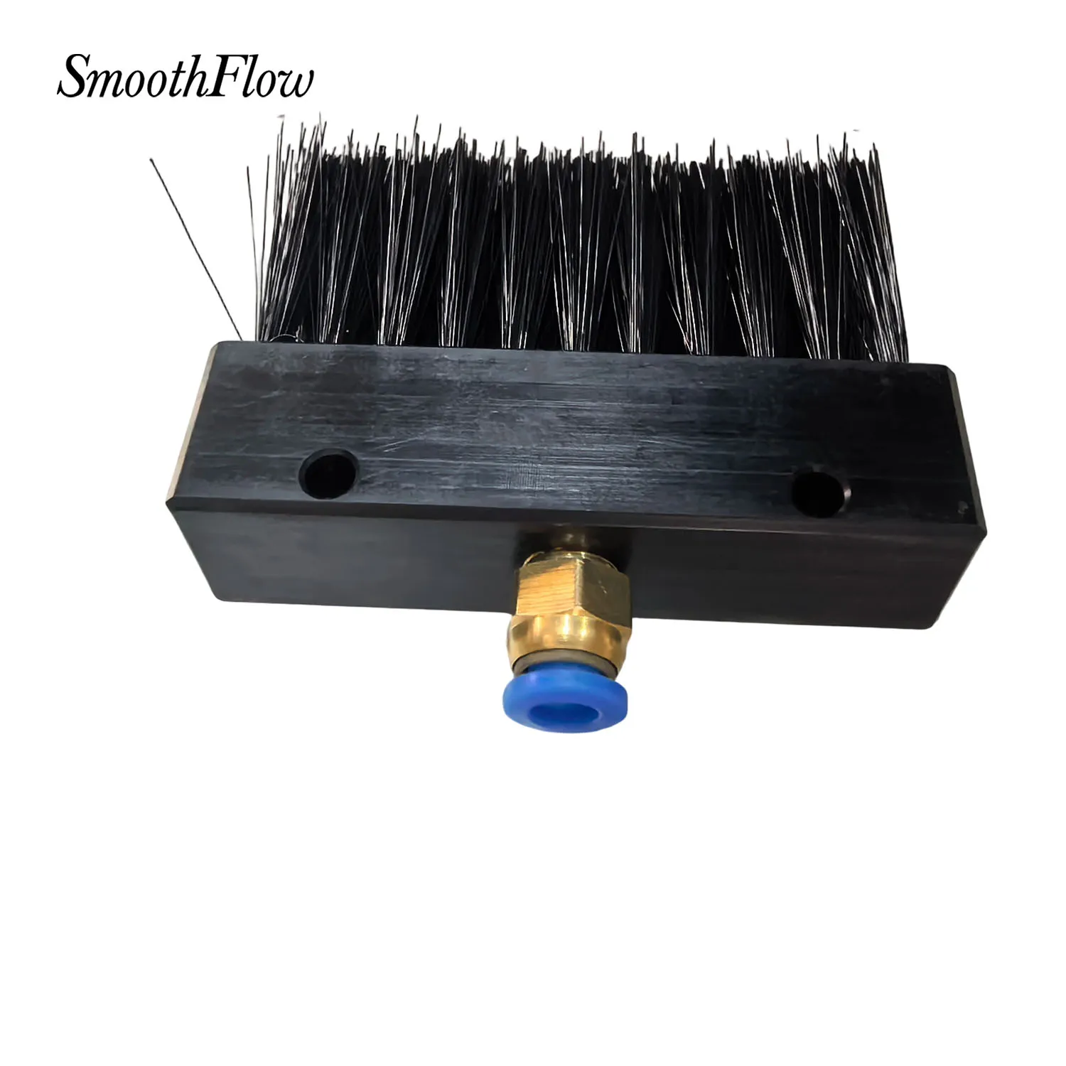SmoothFlow 6mm Quick Connect Fitting with 80mm Extra Wide Nylon Brush for Large Chains