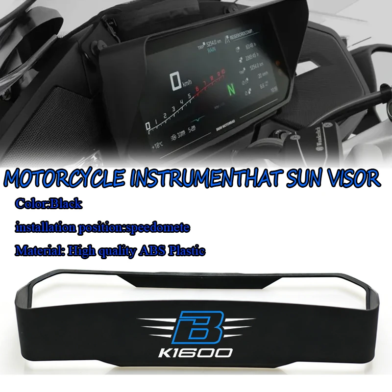 

Anti-glare protection for cockpit TFT 10.25 inch For BMW K1600GT K1600GTL K1600B K1600 2022 - Hat Sun Visor Meter Cover Guard