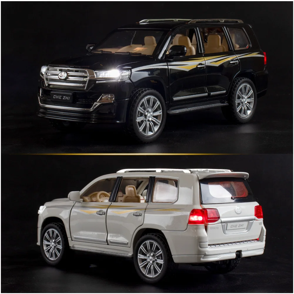 1:24 模擬ランドクルーザー SUV 合金車モデル装飾金属ビジネスセダンモデルハイエンドグッズギフト 20