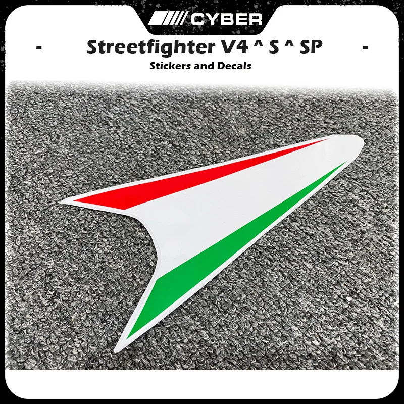 두카티 스트리트파이터 스티커, 오토바이 페어링 헤드 쉘, 3 색 데칼 스티커, V4, V4S, V4SP