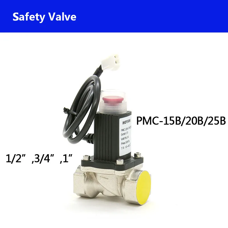 

PMC-15B/20B/25B Natural gas pipeline electronic valve gas cut-off valve mechanical leakage safety alarm valve G1/2" G3/4" G1"