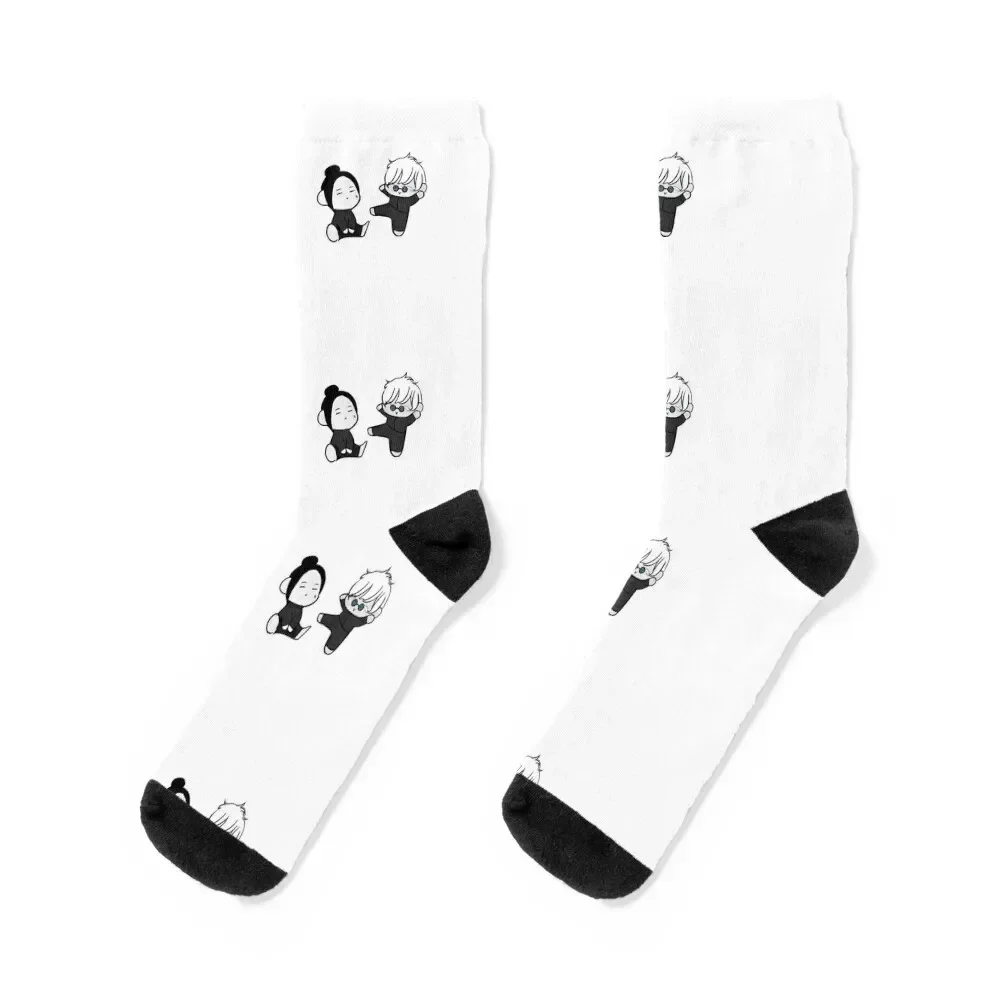 

jujitsu kaisen: gojo & geto Socks hip hop warm winter anti-slip Non-slip Men's Socks Luxury Women's