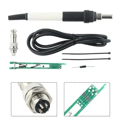 1pcs 907 To T12 Handle Soldering Handle Soldering Iron Kit For V2.1S OLED Digital Welding Tools Accessories