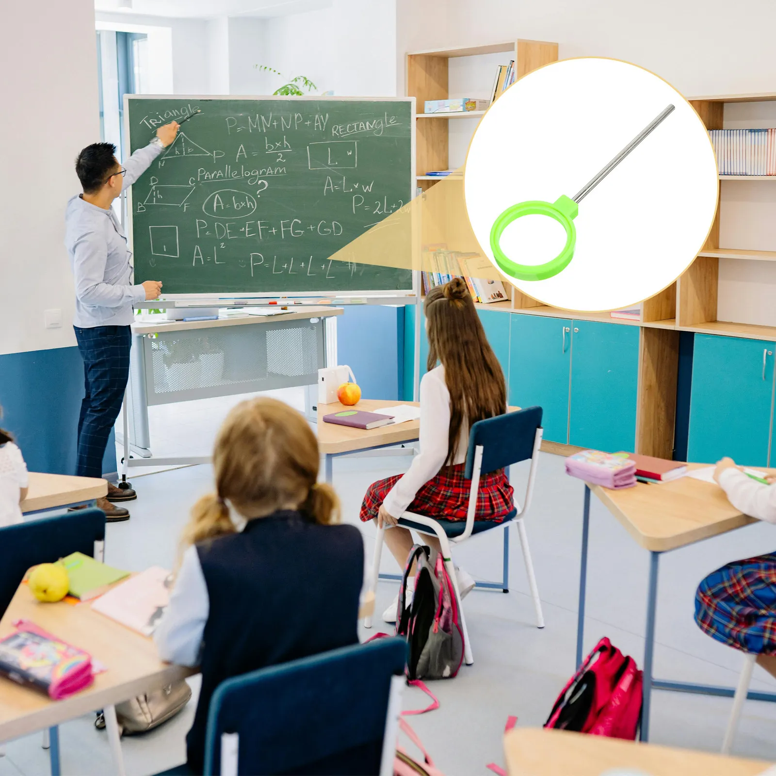 Handheld Convex Lens Physics Optical Lens Science Teaching Tool for Classroom Experiment Learning Aid Science Teaching Tools
