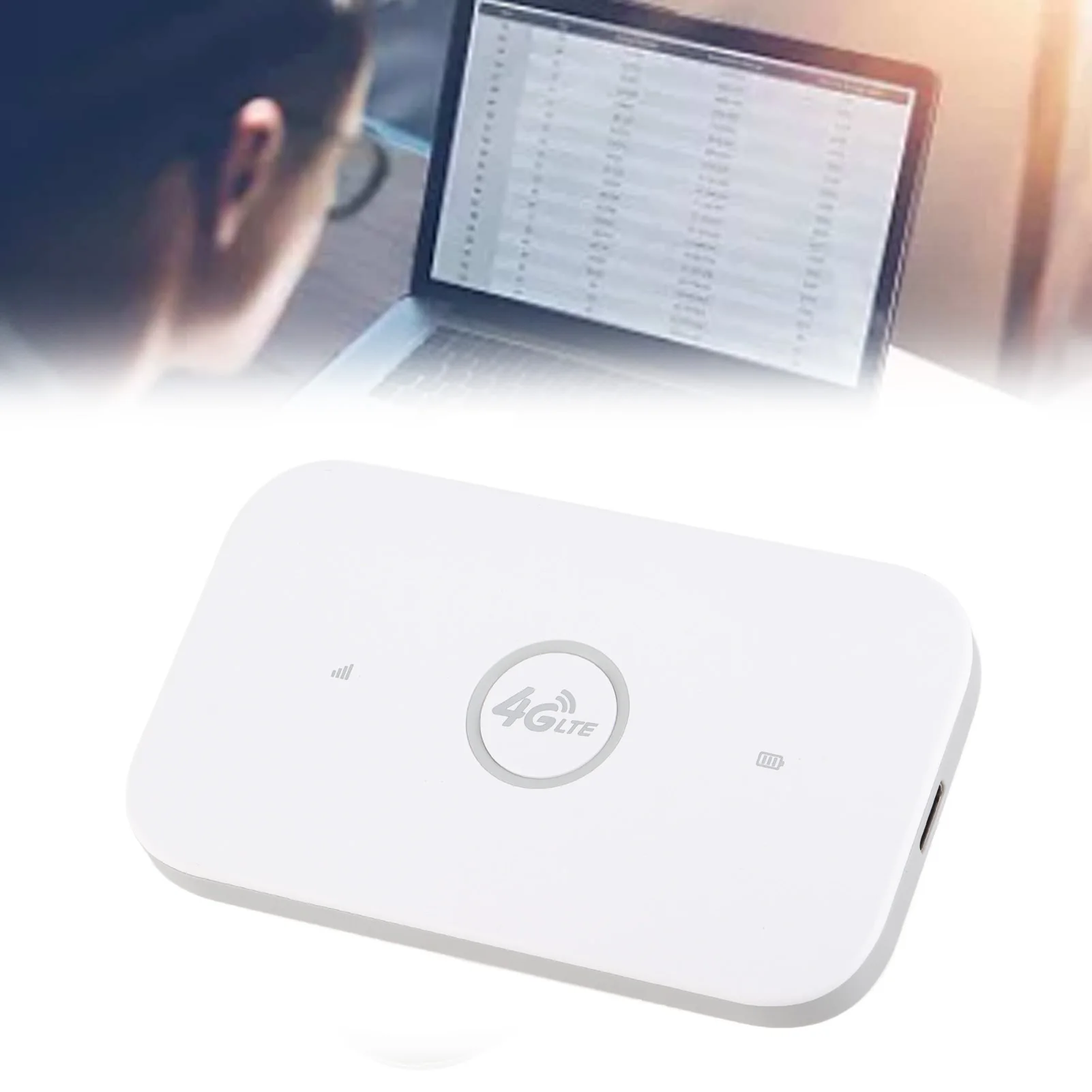 4G LTE Mobile Hotspot 150Mbps Mobile WiFi Router Connect Up to 12 Users for Remote Workers Portable WiFi 4G LTE Mobile Hotspot