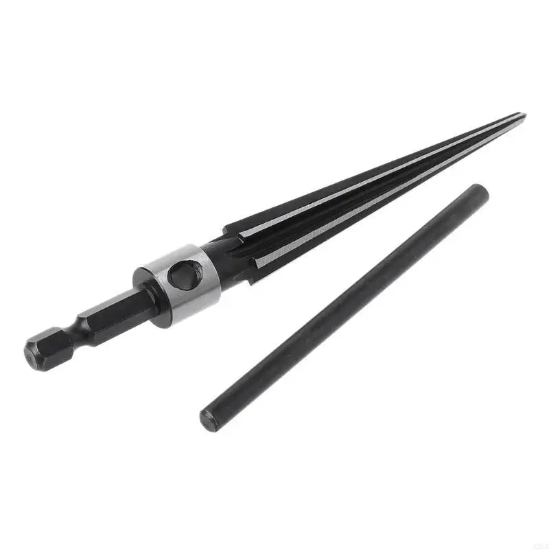 A2UD 3-13mm trou broche pont alésoir à main pour poignée en T conique 6 chanfrein cannelé Bi
