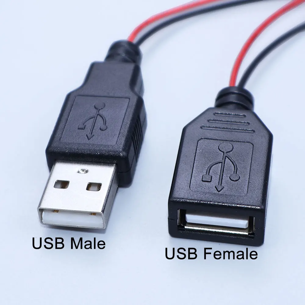 1Piece USB Female Male to XH2.54 PH2.0 XH1.25 2Pin 4Pin Terminal Wire Power Cord USB Socket Extension Cable Touch Screen Cable