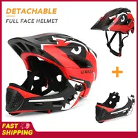 Nuevo Casco Integral Desmontable para Niños, Ajustable, Resistente a Impactos, Equipo de Seguridad Deportiva para BMX, Bicicleta, Skateboarding y Patinaje sobre Ruedas