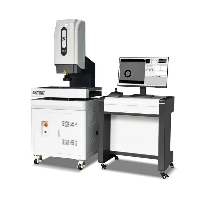 Automatic image measuring instrument, add-on size detection optical image detector