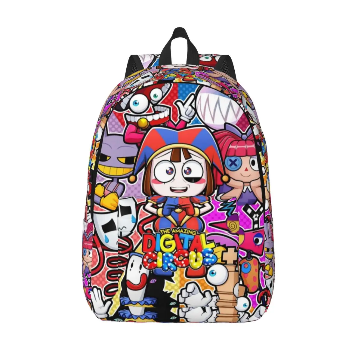 The Amazing Digital Circus Fanart Backpack for Men Women Casual Student Work Daypack Laptop Computer Shoulder Bag Outdoor