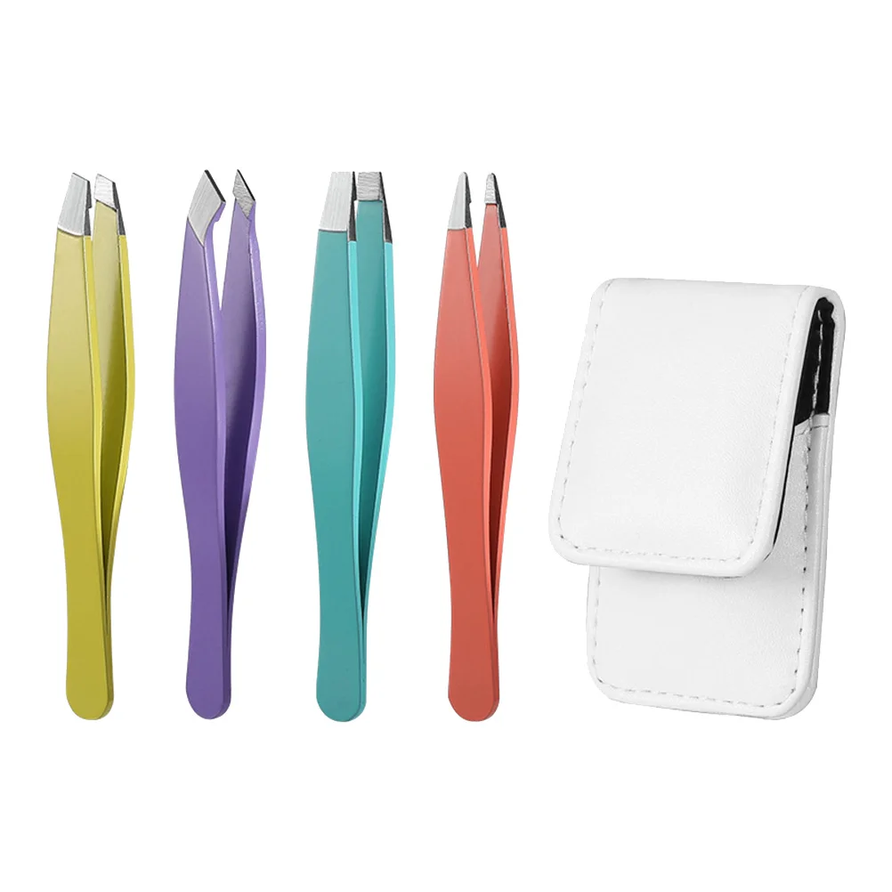 1 セット眉毛ピンセットステンレス鋼精密脱毛ツールポータブル美容眉クリップ眉毛グルーミングツールメイク