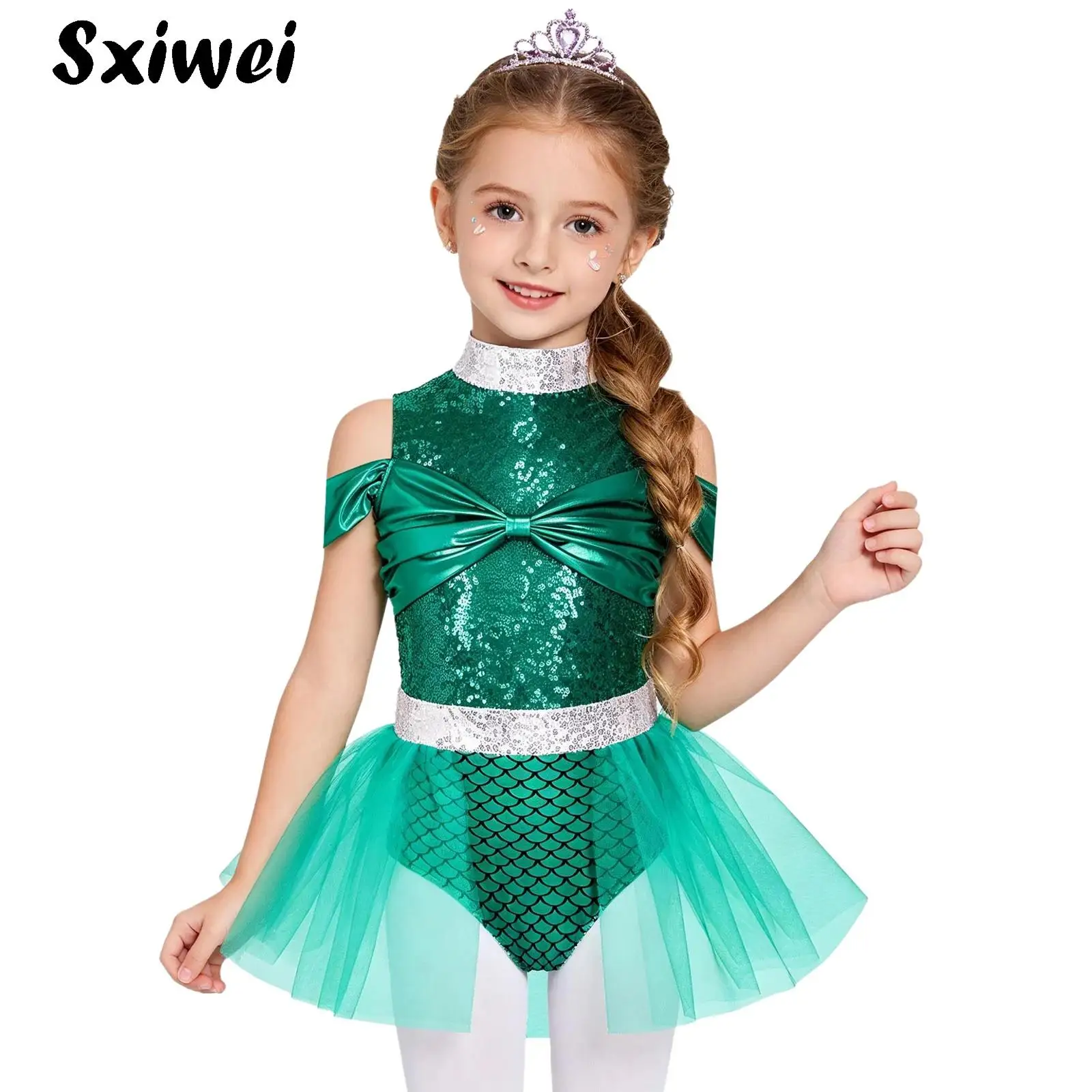 fantasia-de-sereia-para-meninas-leotardo-de-bale-e-ginastica-com-estampa-de-escamas-de-peixe-vestido-tutu-com-lantejoulas-brilhantes-e-saia-de-tule
