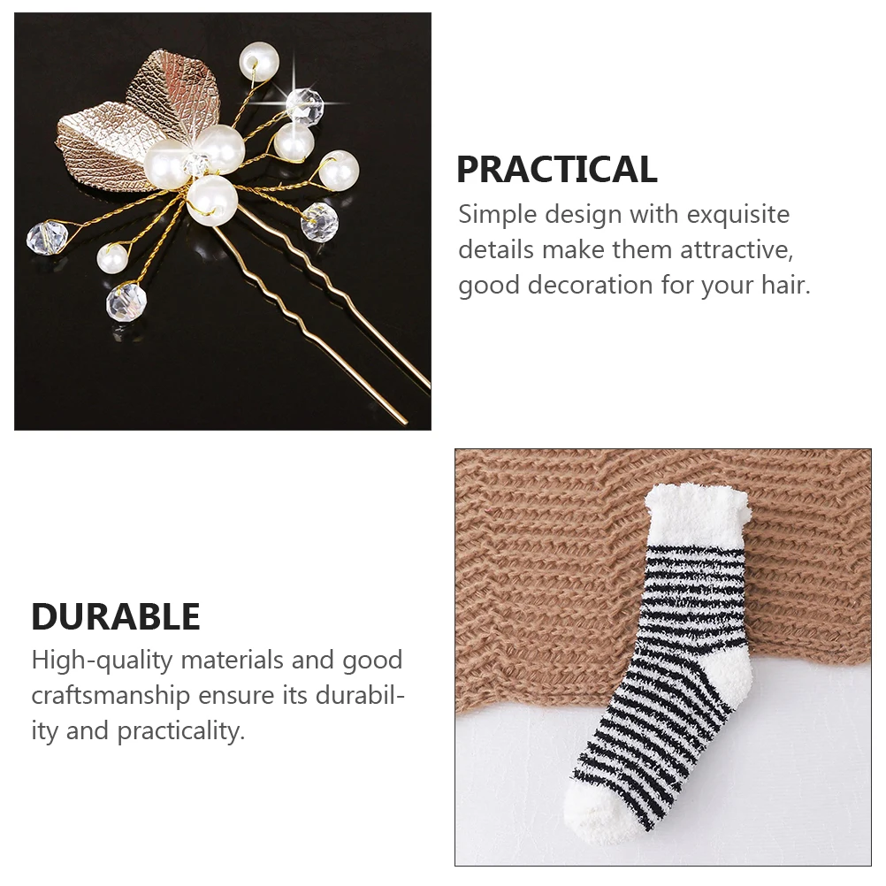 

Women Hair Accessory Bridal Headwear Accessories for Wedding Stick Fork Chinese Forks