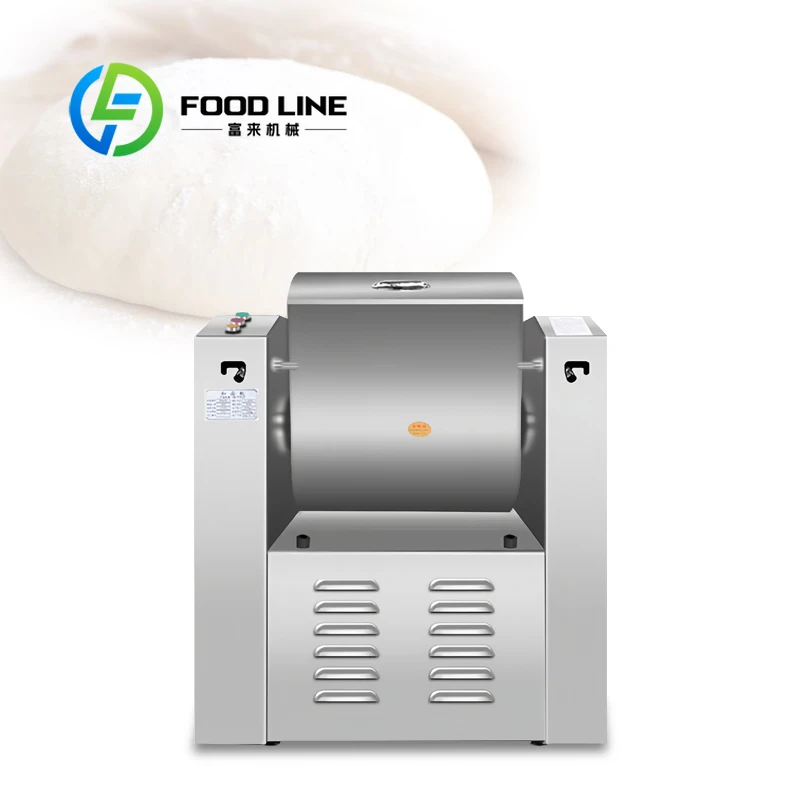 Commercial & Household Automatic 25Kg Flour Kneading & Mixing Machine Stainless Steel Dough Mixer Reverse Rotation Motor