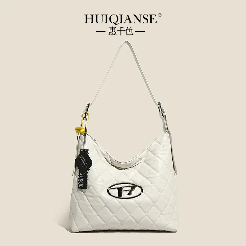

Women's 2025 Latest Quilted Shoulder Bag Crossbody Tote Unique Quilted Design Large Capacity Fashion Casual Essential