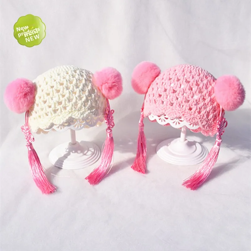 

2025 Autumn/Winter Newborn Hanfu Headwear: Chinese Style Hair Accessories , Soft Skin-Friendly, Perfect for Daily Wear & Parties