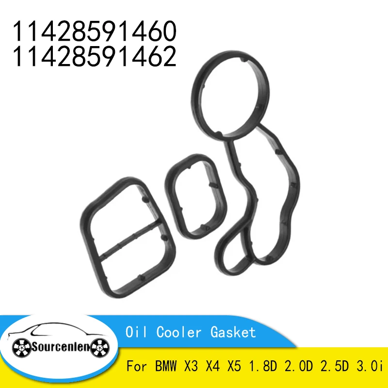 

11428591460 11428591462 Brand New Engine Oil Cooler Gasket For BMW X3 X4 X5 1.8D 2.0D 2.5D 3.0i