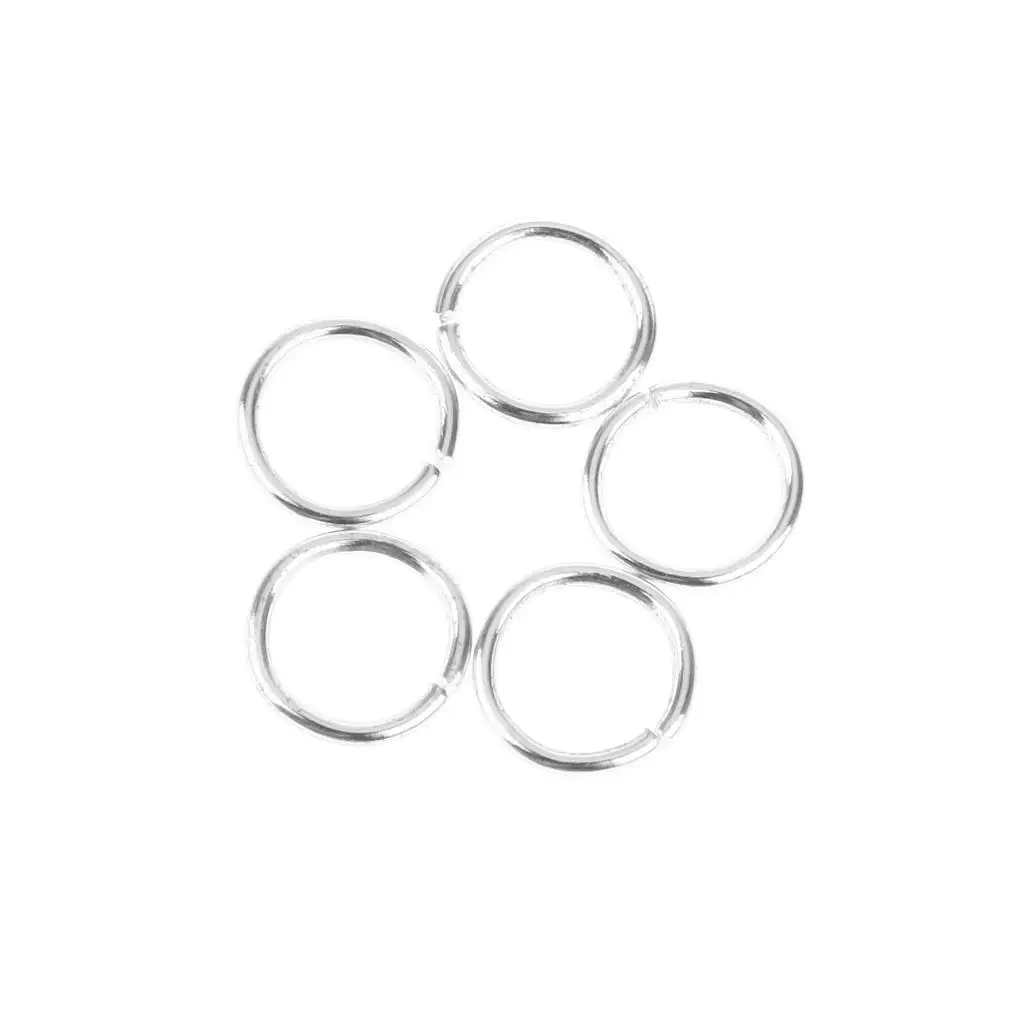 

Wholesale 300pcs Silver Jump Rings Open Connectors Jewelry Finding