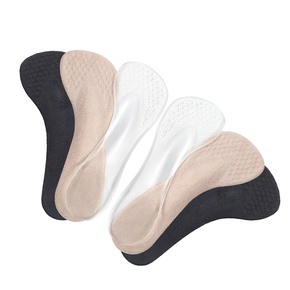 

3 Pairs Insoles Shoe Pads Foot Care Inserts Washable Damping Anti-slip Sports Miss