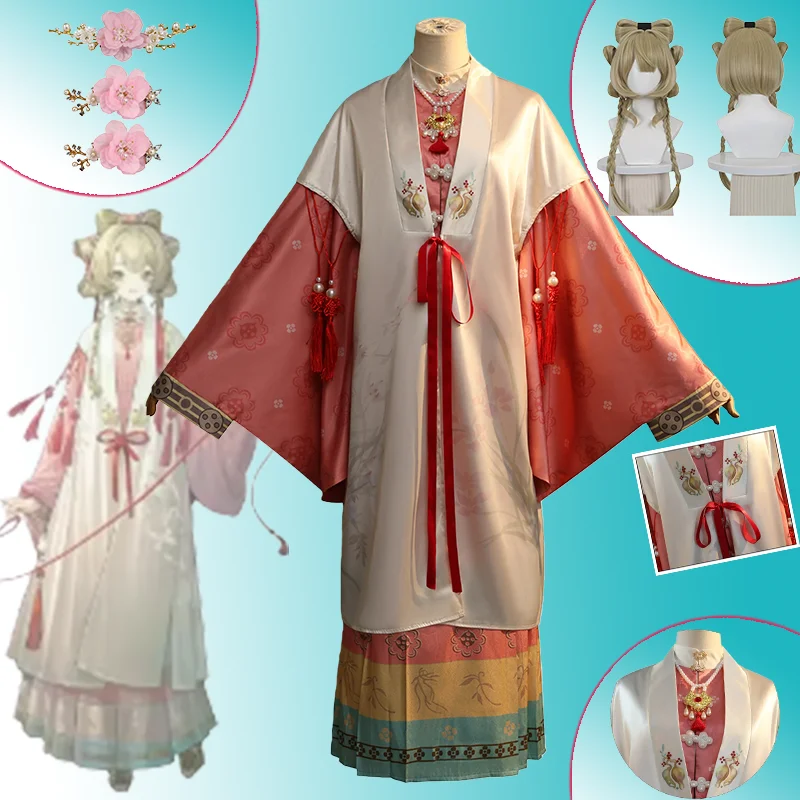 Retour vers le futur 1999, Costume de Cosplay Sotheby pour filles, perruque, Costume traditionnel chinois, ensemble complet, Costume de fête d'halloween, mascarade