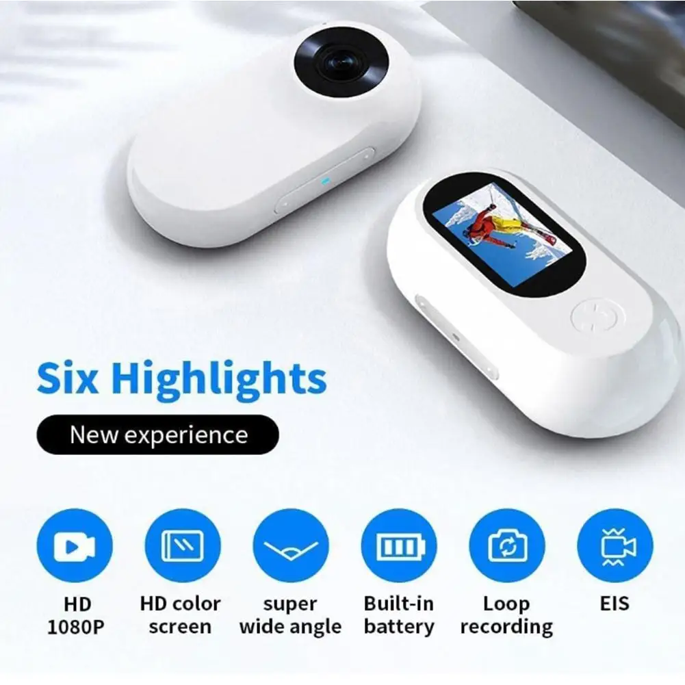 Cat Collar Camera Pet Tracking Video Recorder Wireless Mini Body Small Cam HD 1080P No WiFi Portable Tiny Action Camera