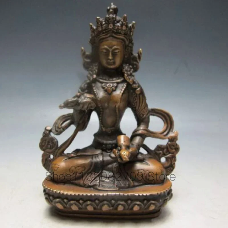 

Antique old Bronze Vajra Tibet blessed Buddhism Vajrasattva Buddha Statues