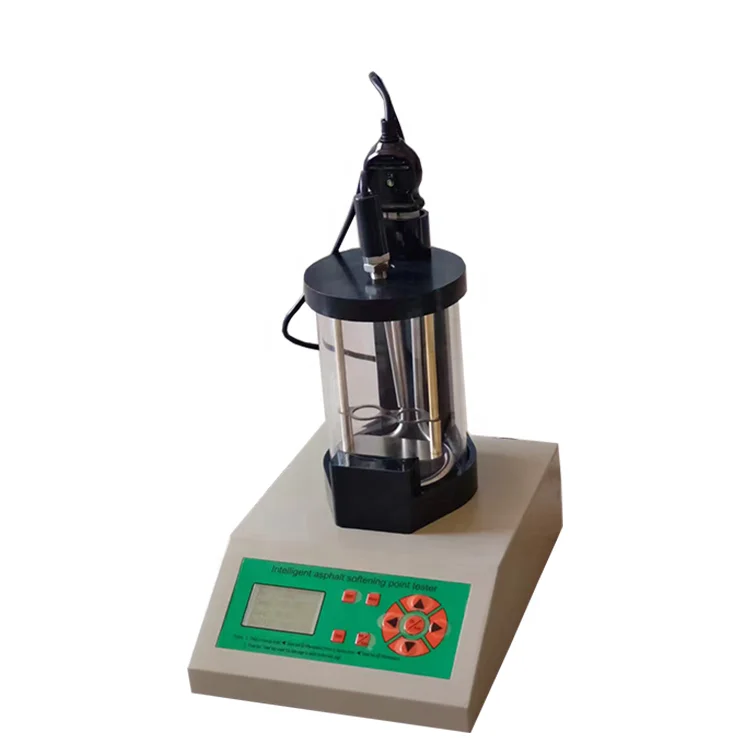 Intelligence Softening Point Bitumen & Asphalt Ring Ball Tester with 1 Year Warranty High Accuracy 0.01 Wooden Case Packaging