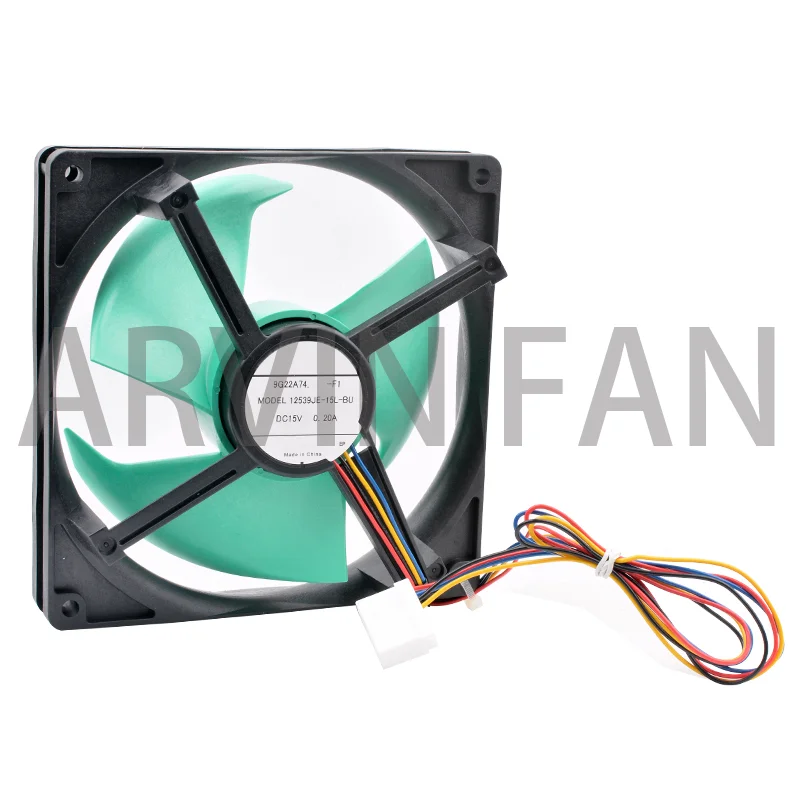 Ventilador de refrigeração original para geladeira e geladeira, novo, 12539JE-15L-BU, 9G22A74, 15V, 0.20A