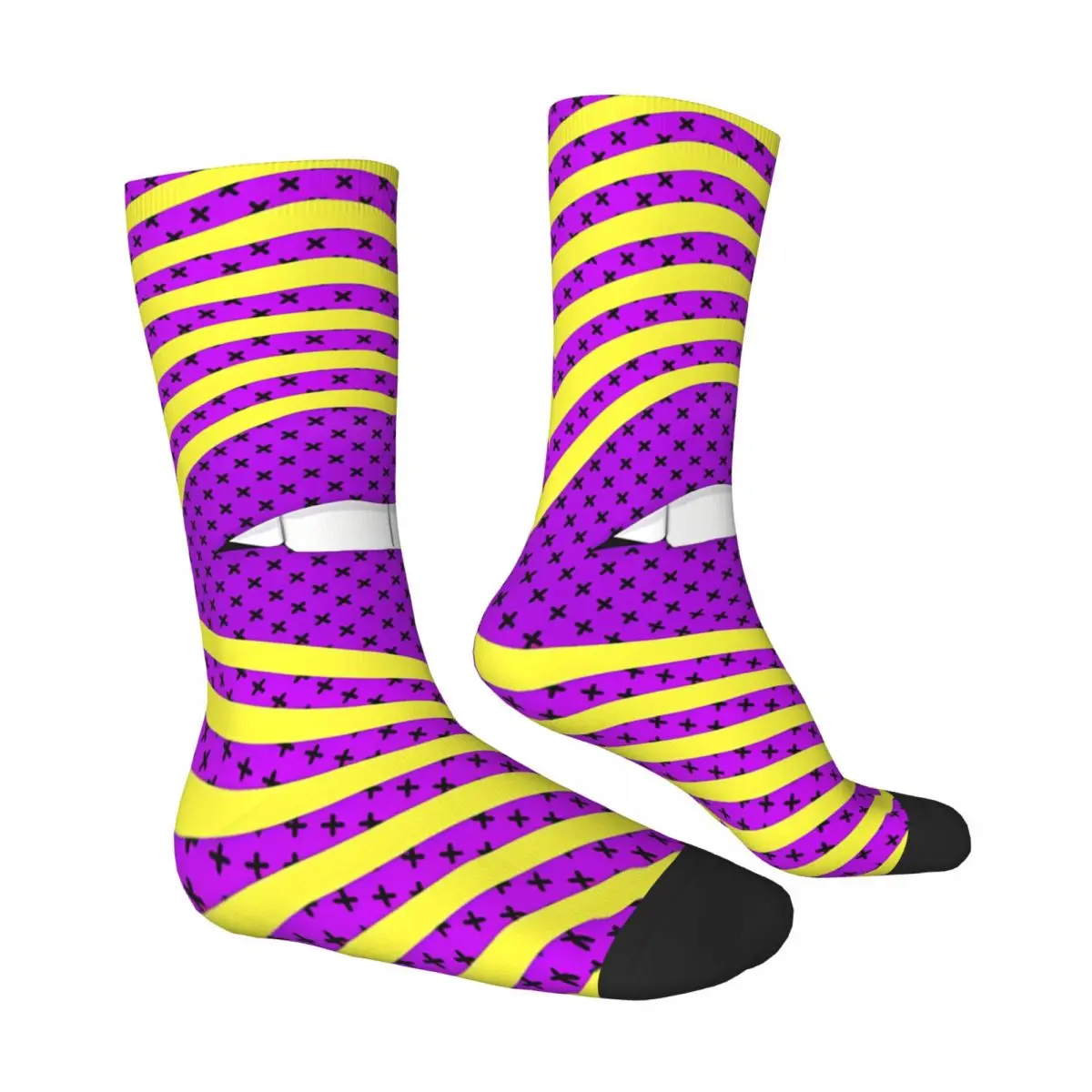 Lippen Sexy Lip Socks Male Mens Women Summer Stockings Polyester