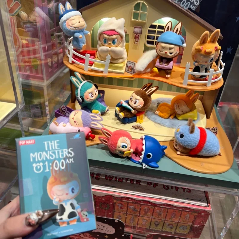 

Pop Mart Labubu The Monsters 1:00 A.M. Series Blind Box Guess Bag Mystery Box Toys Doll Cute Anime Figures Ornaments Collection