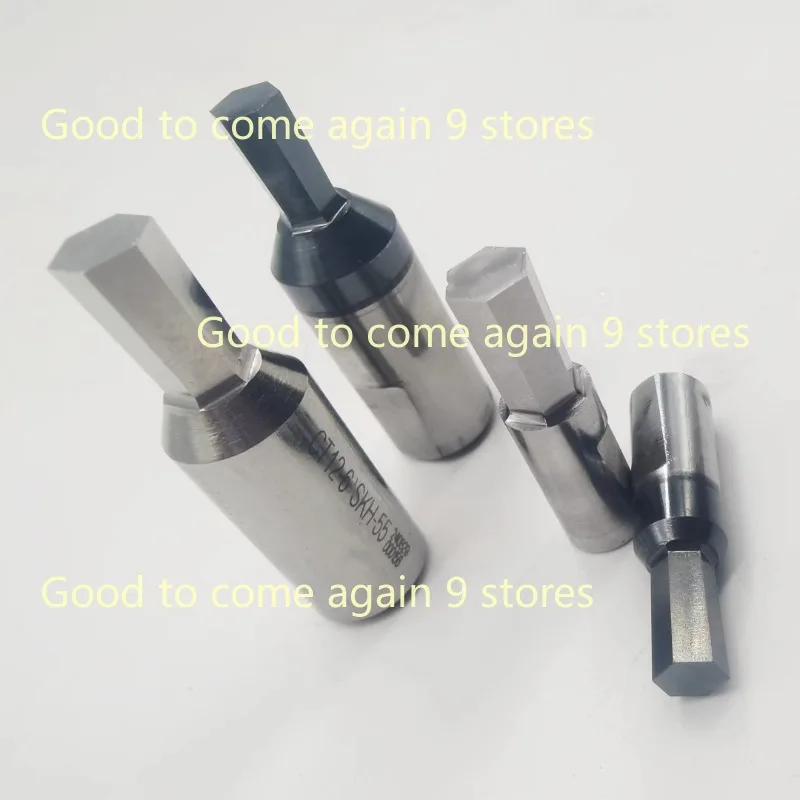 Free shipping CNC High Speed Steel Hexagon Rotary Broach Punch Bit Punching Tool Holder Rotated Blanking Cutter White Steel