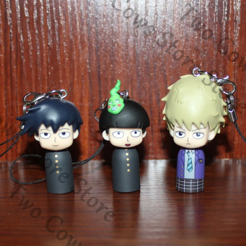 

Mob Psycho 100 Mobu Saiko Hyaku Kageyama Shigeo Anime Q версия ПВХ куклы игрушки сумка кулон брелок куклы косплей мультфильм подарок