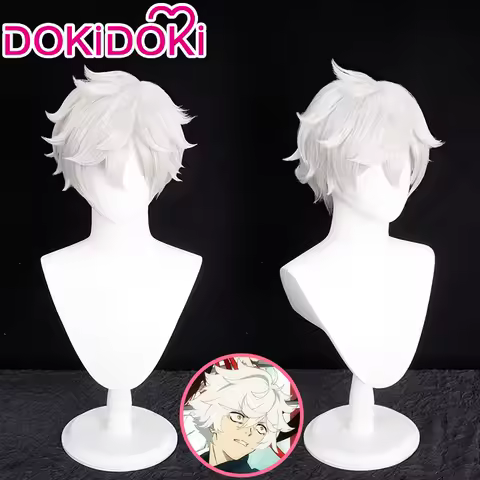IN STOCK Gabimaru Wig Cosplay Anime Hell's Paradise: Jigokuraku DokiDoki Men Short White Hair Cosplay Free Wig Cap Christmas