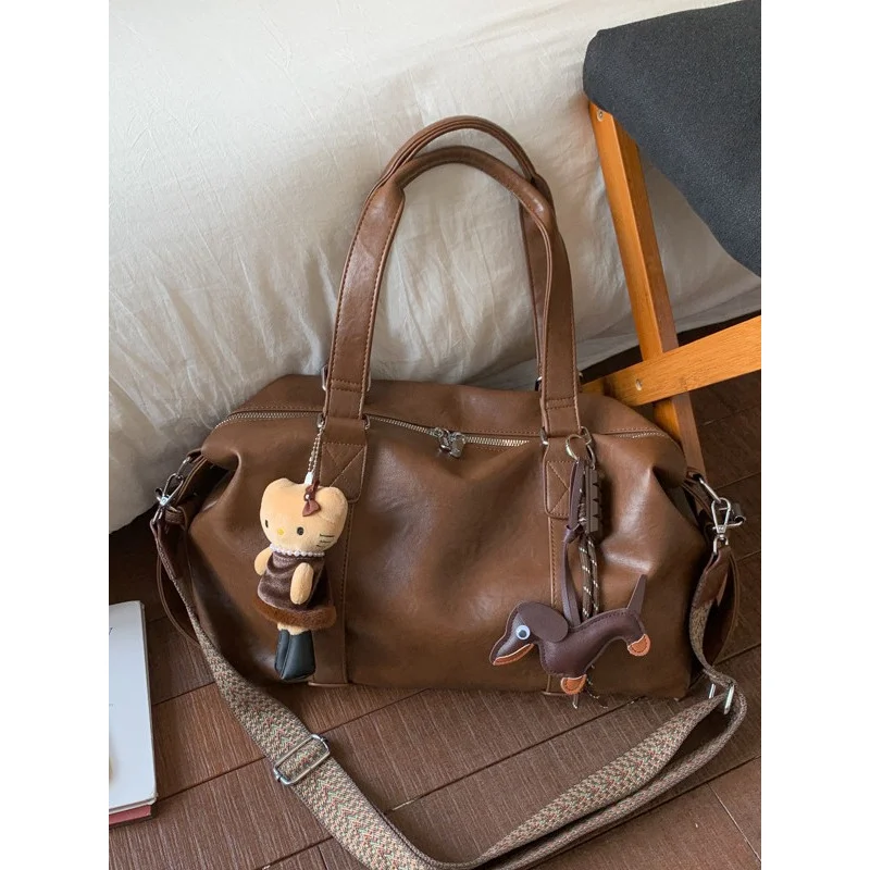 

High-quality large-capacity women's bag2025New autumn and winter vintage versatile crossbody bag for commuting and outdoor use