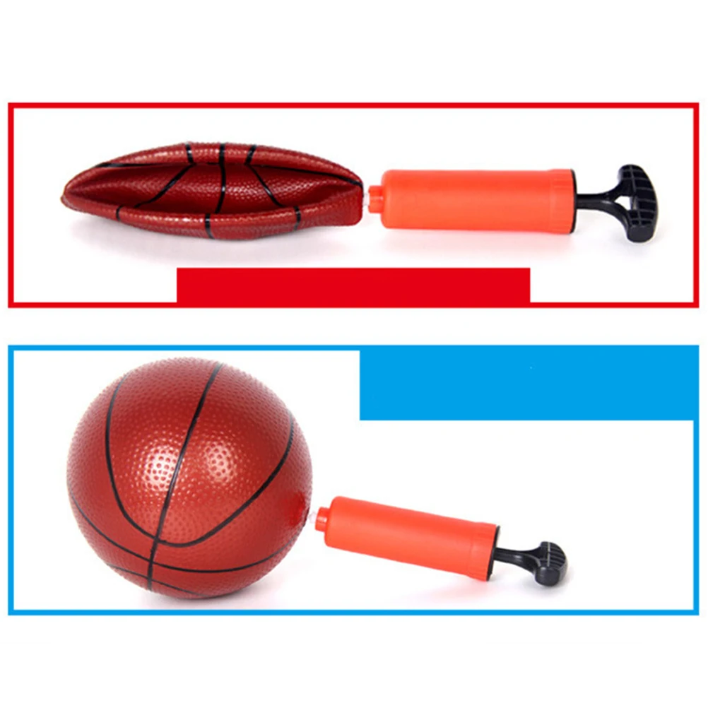 

Children Adjustable Basketball Stand Height 150cm Basketball Rack Playset Includes Backboard Base Inflator Wrench