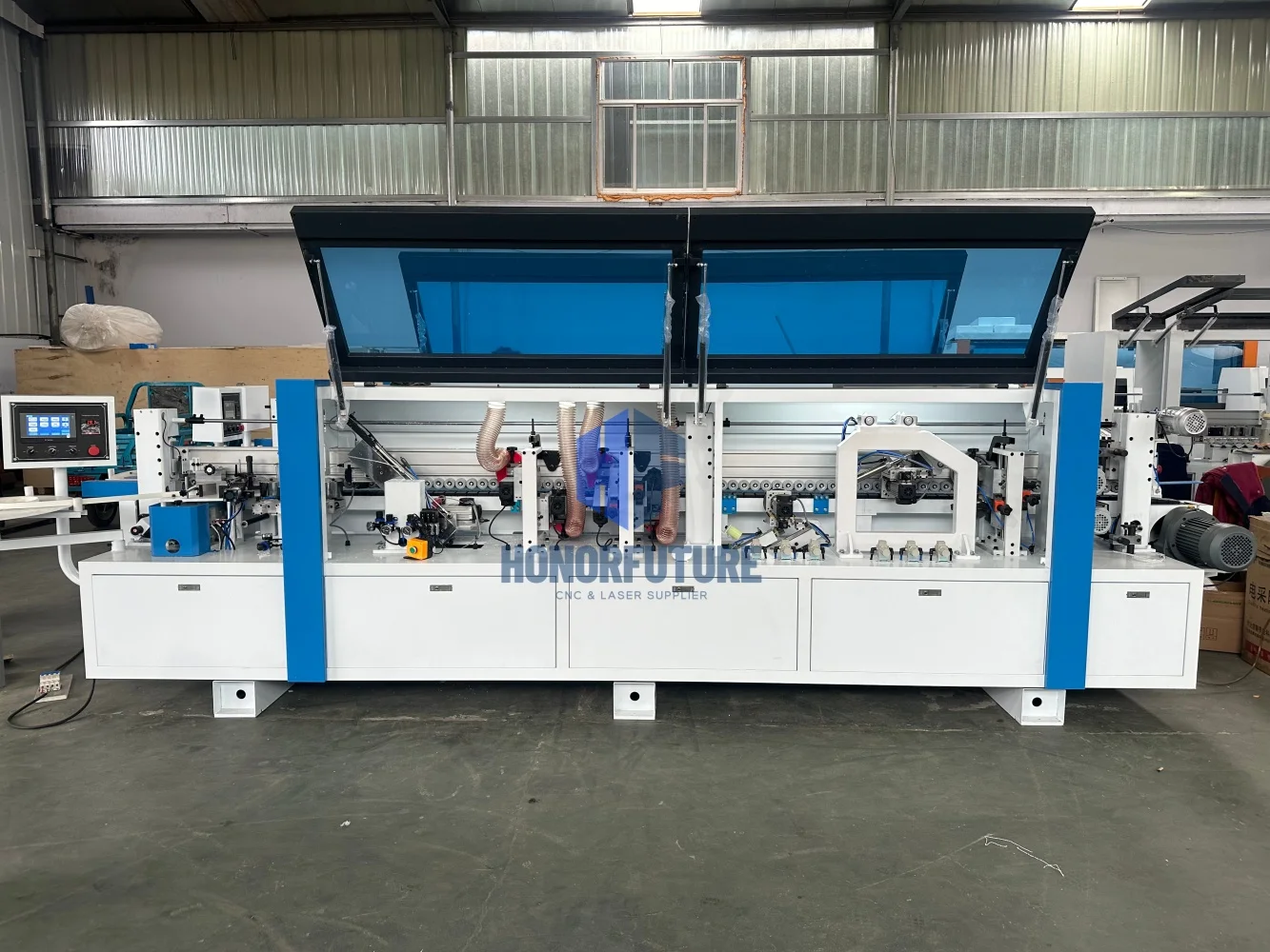 Heavy High Speed Edge Banding Machine Cabinet Furniture Pvc Automatic Bevel Edge Bander Machine